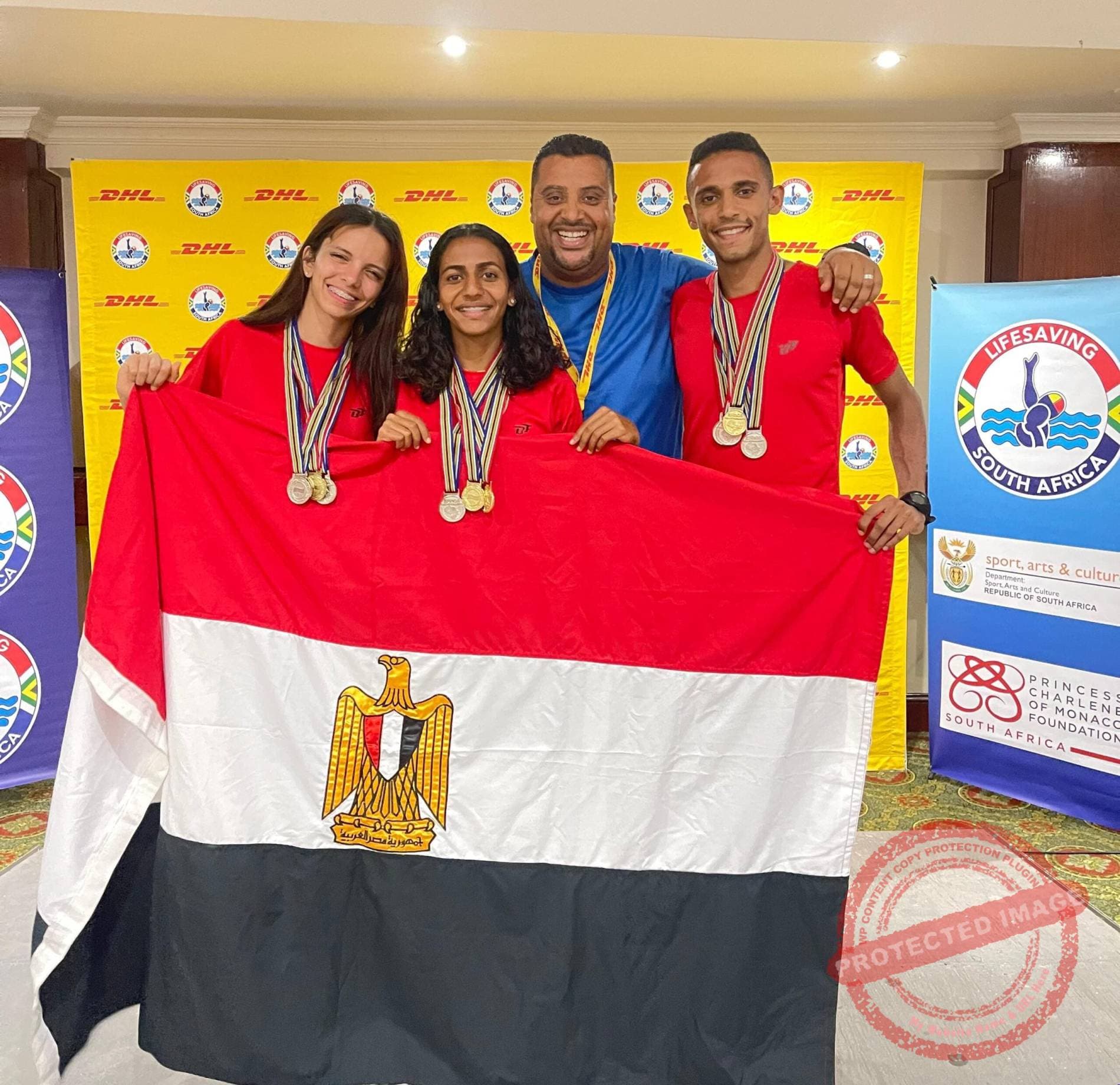 الإسماعيلي يهنىء أبطاله بعد التتويج بالذهب في بطولة العالم للغوص والإنقاذ