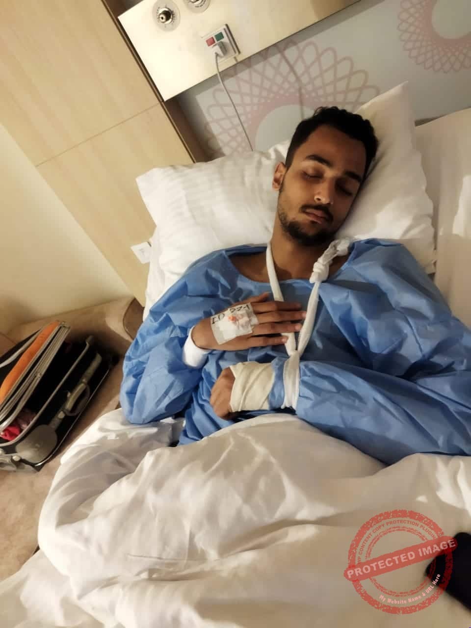 جراحة دقيقة لمعاذ عطية صابر لاعب الإسماعيلي