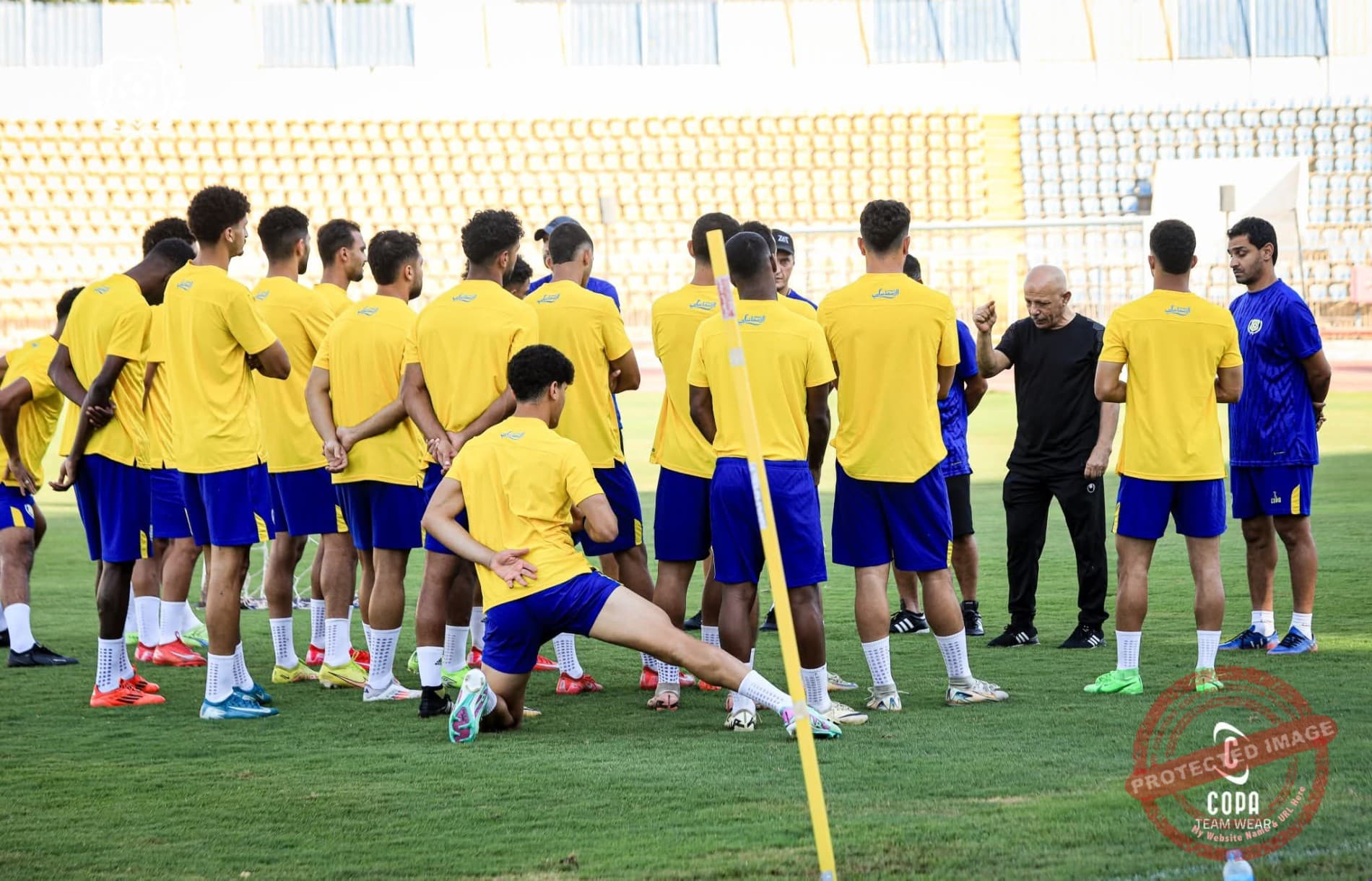 إصلاح الأخطاء ضمن تدريبات الفريق قبل لقاء البنك الأهلي